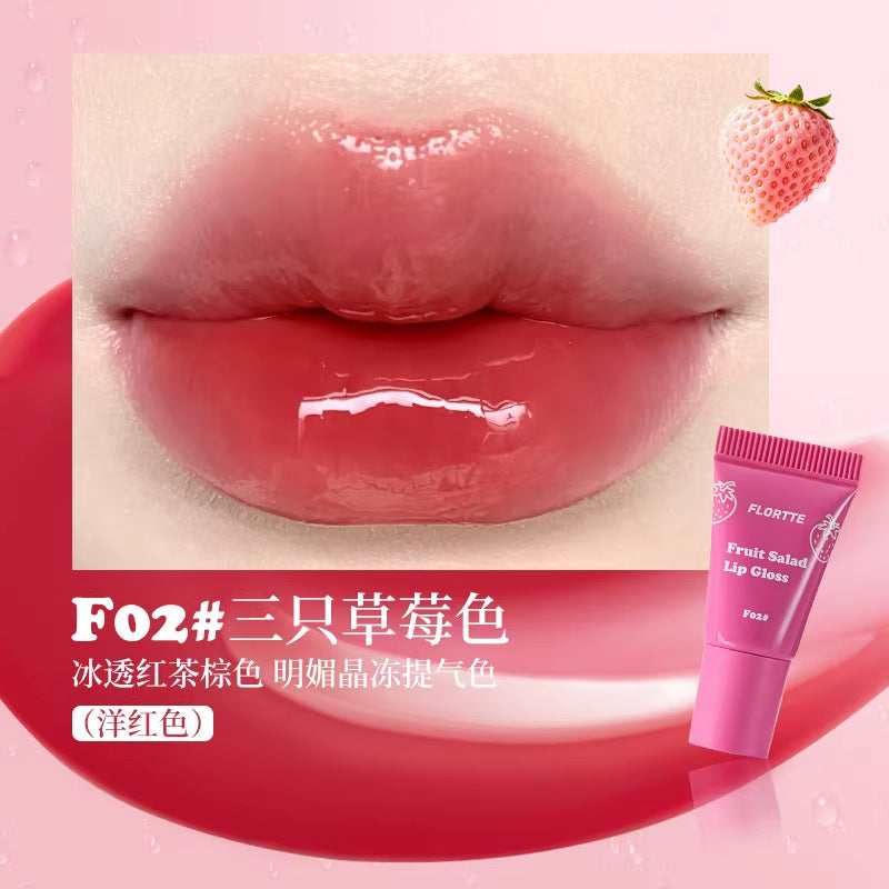FLORTTE Fruit Salad Lip Gloss 5g 花洛莉亚水果沙拉系列软管唇蜜