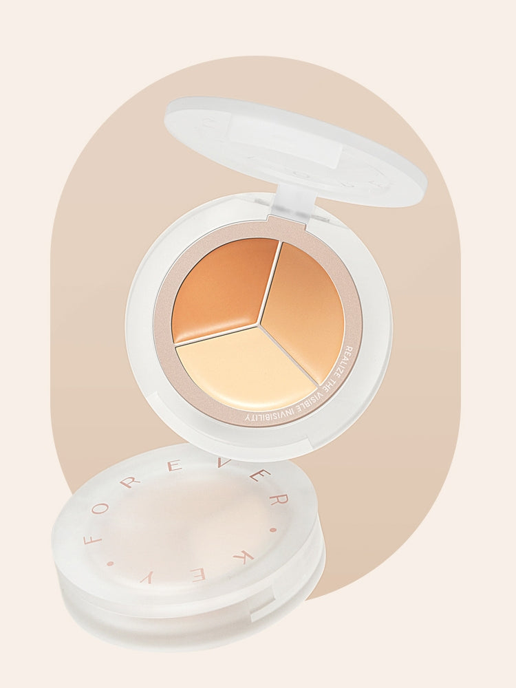 FOREVERKEY 3-Color Perfect Refining Concealer Palette 5g FOREVERKEY三色净瑕修颜遮瑕盘