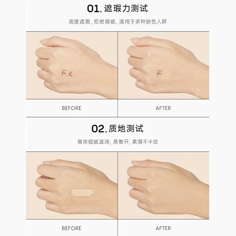 FOREVERKEY 3-Color Perfect Refining Concealer Palette 5g FOREVERKEY三色净瑕修颜遮瑕盘