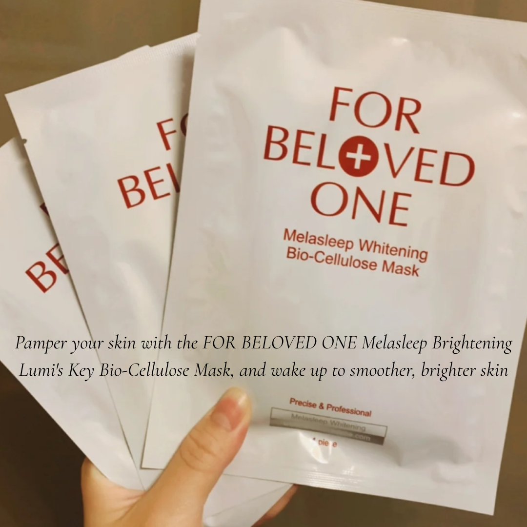 FOR BELOVED ONE Melasleep Brightening Lumi's Key Bio-Cellulose Mask 25ml*6pcs/2boxes 宠爱之名亮白净化光之钥生物纤维面膜