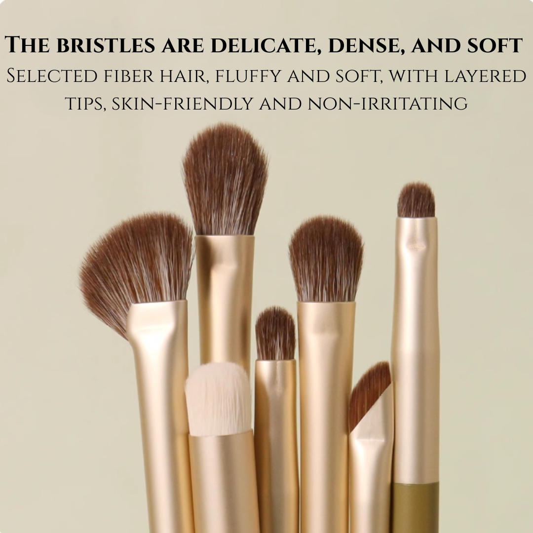 Tiktok/Douyin Hot Fen Shua Jiang Avocado Makeup Brush 7pcs【Tiktok抖音爆款】粉刷匠牛油果化妆刷