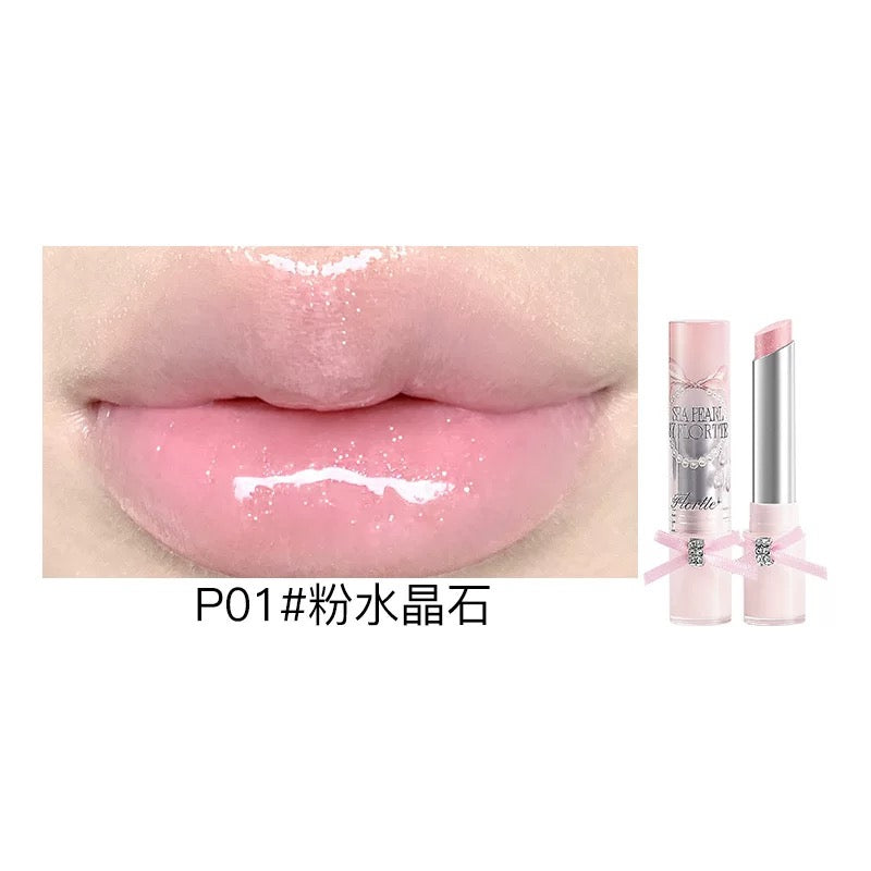 Flortte Glass Sea Series Solid Lip Gloss 2.7g 花洛莉亚玻璃海系列固体唇蜜