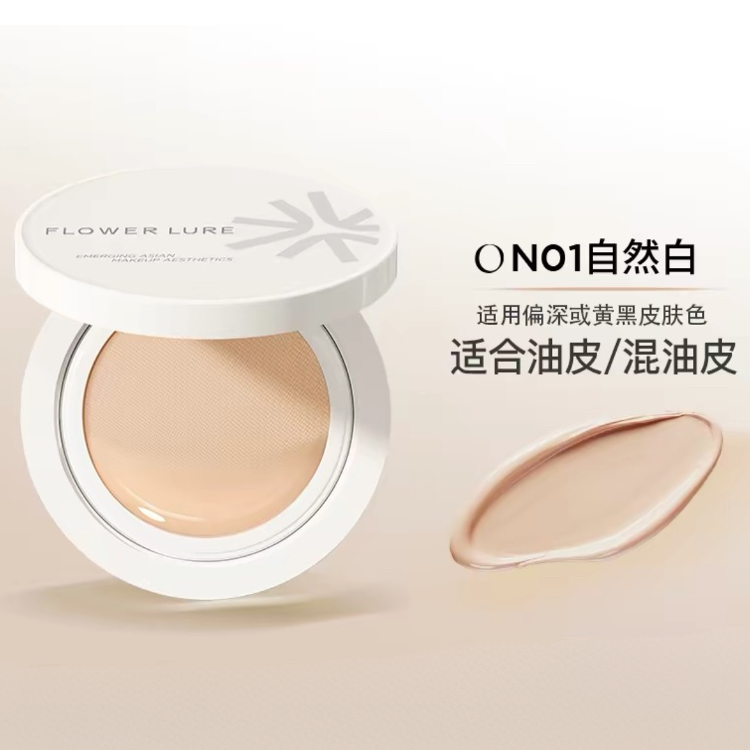 Flower Lure Morning Mist Skin-Fit Cushion Foundation 14g 花间颂晨雾贴贴气垫粉底霜