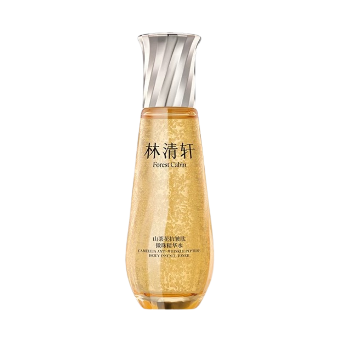 Forest Cabin Camellia Anti-Wrinkle Peptide Dewy Essence Toner 60ml/120ml 林清轩山茶花抗皱肽微珠精华水