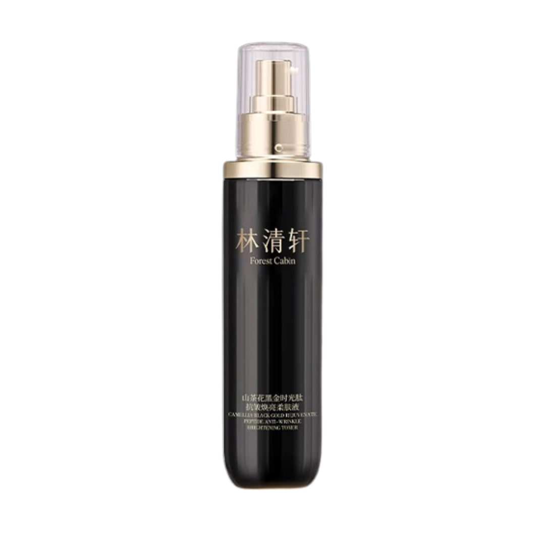 Forest Cabin Camellia Black Gold Rejuvenate Peptide Anti-Wrinkle Brightening Toner 2.0 150ml 林清轩山茶花黑金时光肽抗皱焕亮柔肤液2.0