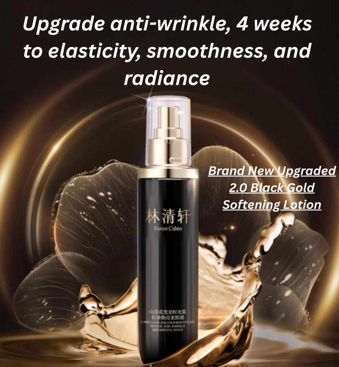 Forest Cabin Camellia Black Gold Rejuvenate Peptide Anti-Wrinkle Brightening Toner 2.0 150ml 林清轩山茶花黑金时光肽抗皱焕亮柔肤液2.0