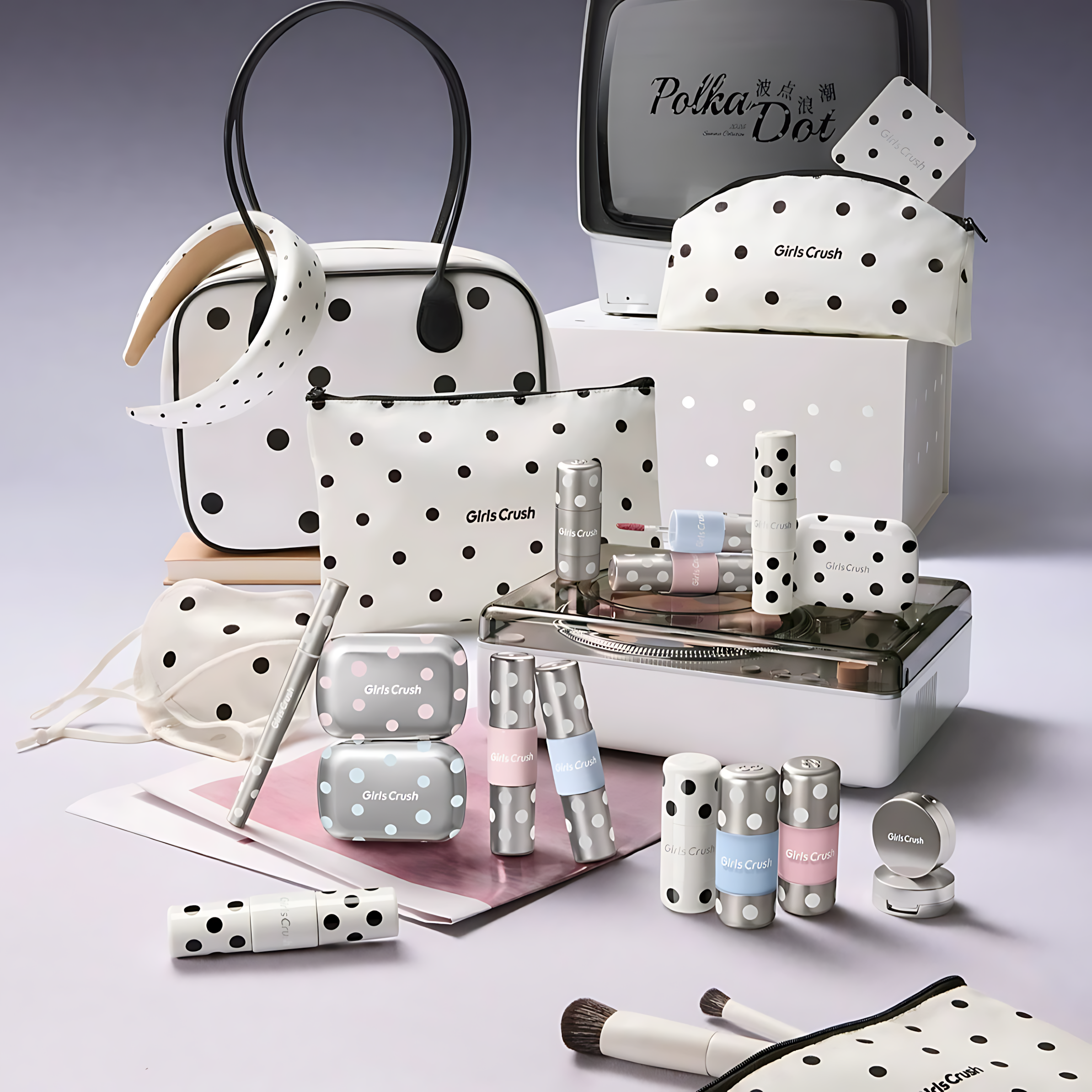 GIRLS CRUSH Polka Dot Cream Contour Stick 5.5g GIRLS CRUSH波点奶油修容棒