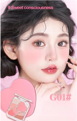 GOGOTALES  Floating Light Weaving Dreams Comprehensive Powder Palette 9g 戈戈舞浮光织梦综合粉盘