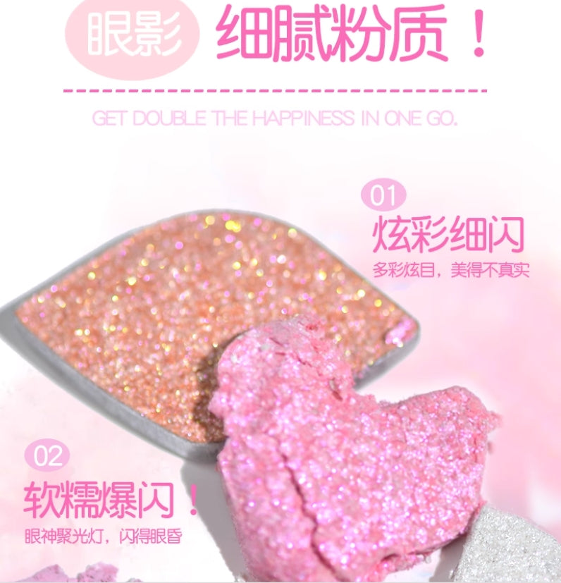 GOGOTALES Heart-Pounding Lip Freeze & Eyeshadow Palette 600mg+6.5g 戈戈舞嘭然心动唇冻&眼影盘