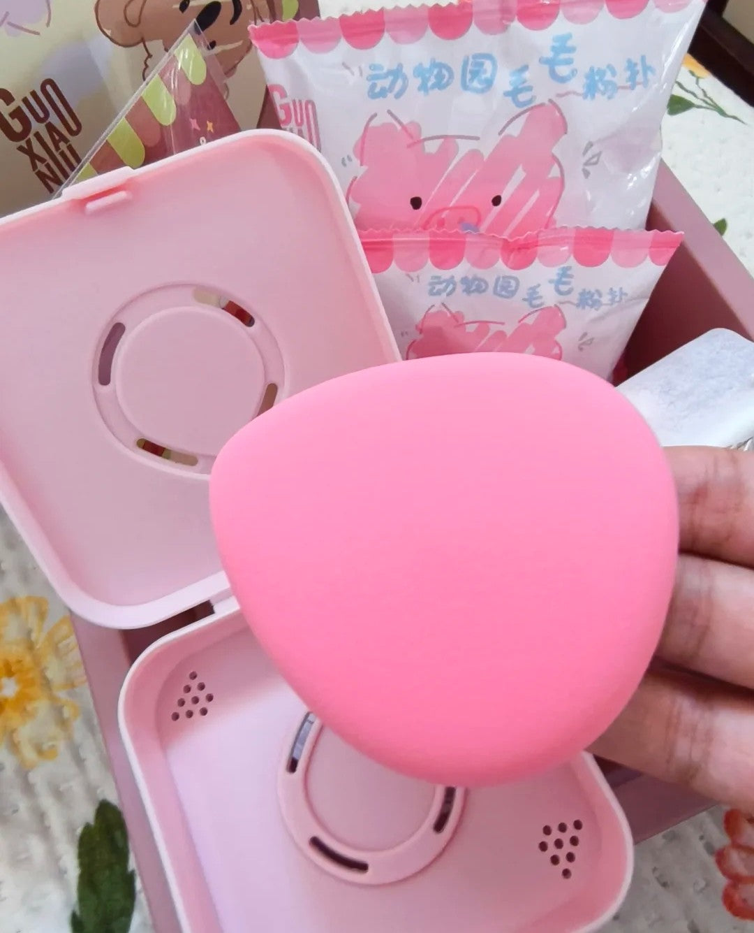 Tiktok/Douyin Hot GUOXIAONIU Zoo Series Puff Gift Set 8pcs/Box【Tiktok抖音爆款】郭小妞动物园系列粉扑礼盒