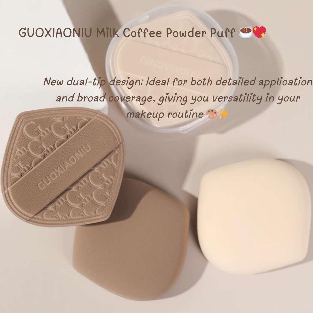 Tiktok/Douyin Hot GUOXIAONIU Milk Coffee Powder Puff【Tiktok抖音爆款】郭小妞奶咖粉扑