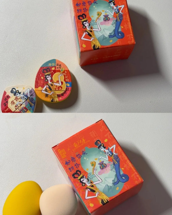 GUOXIAONIU X Hulu Brothers Year of the Snake Collection Powder Puff 郭小妞x葫芦兄弟联名蛇年限定款粉扑