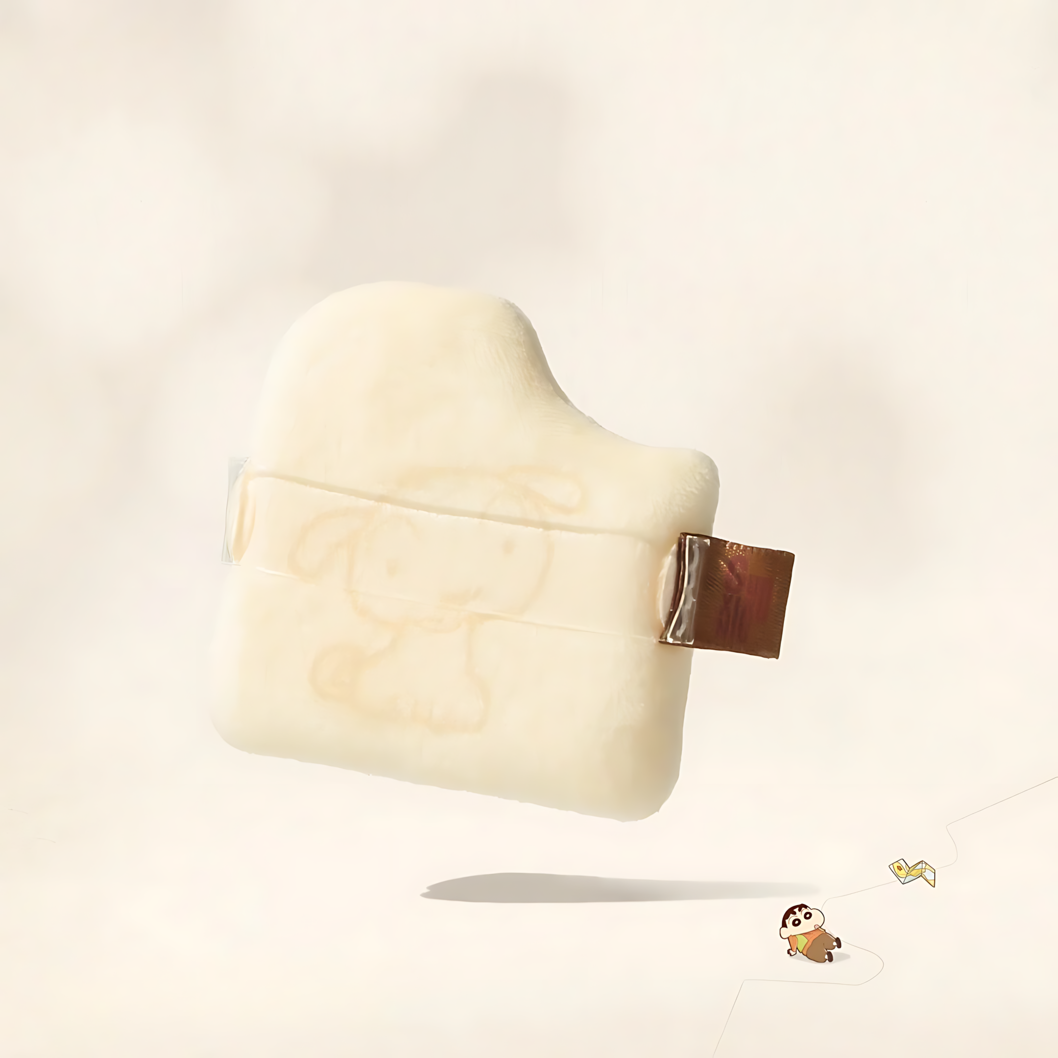 GUOXIAONIU × Crayon Shinchan Camping Series Chocolate Puff Set 6pcs 郭小妞×蜡笔小新露营系列巧克力粉扑