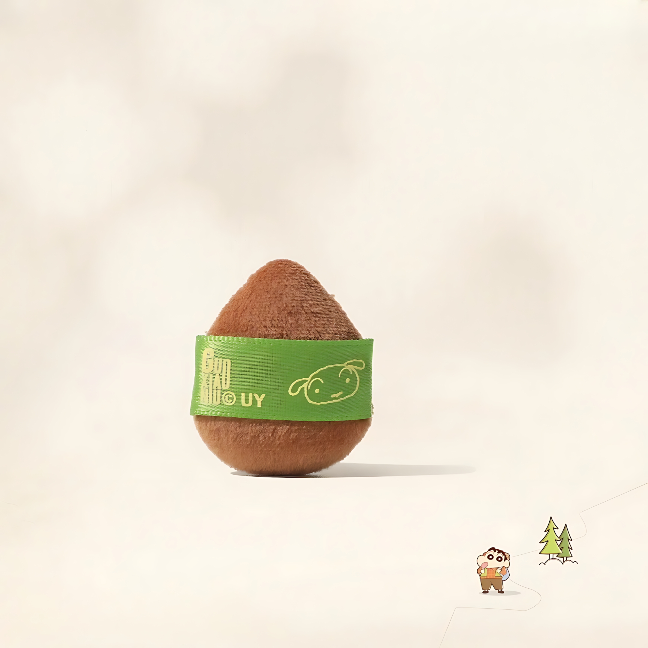GUOXIAONIU × Crayon Shinchan Camping Series Chocolate Puff Set 6pcs 郭小妞×蜡笔小新露营系列巧克力粉扑