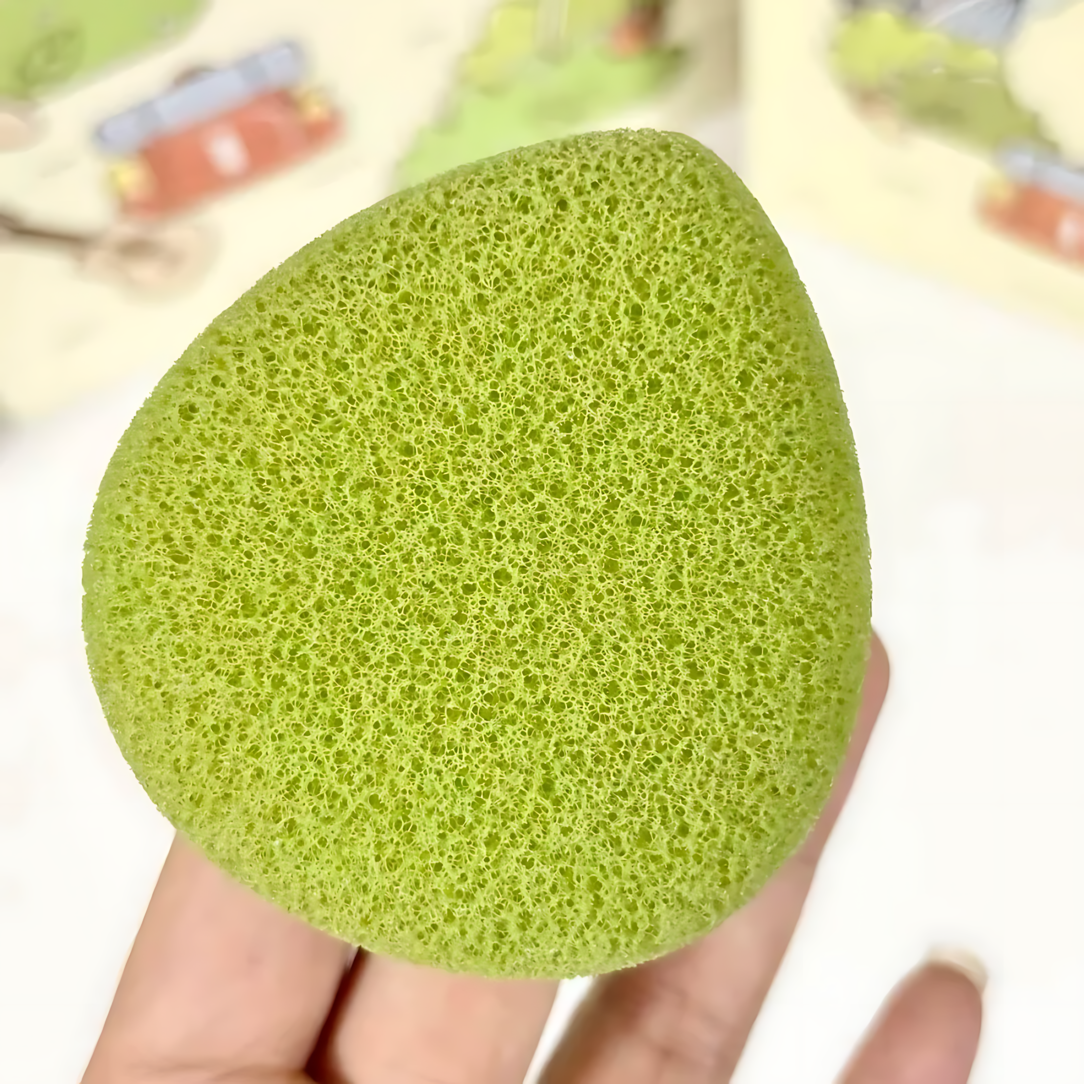GUOXIAONIU × Crayon Shinchan Camping Series Cleansing Sponge 3pcs 郭小妞×蜡笔小新露营系列洗脸扑