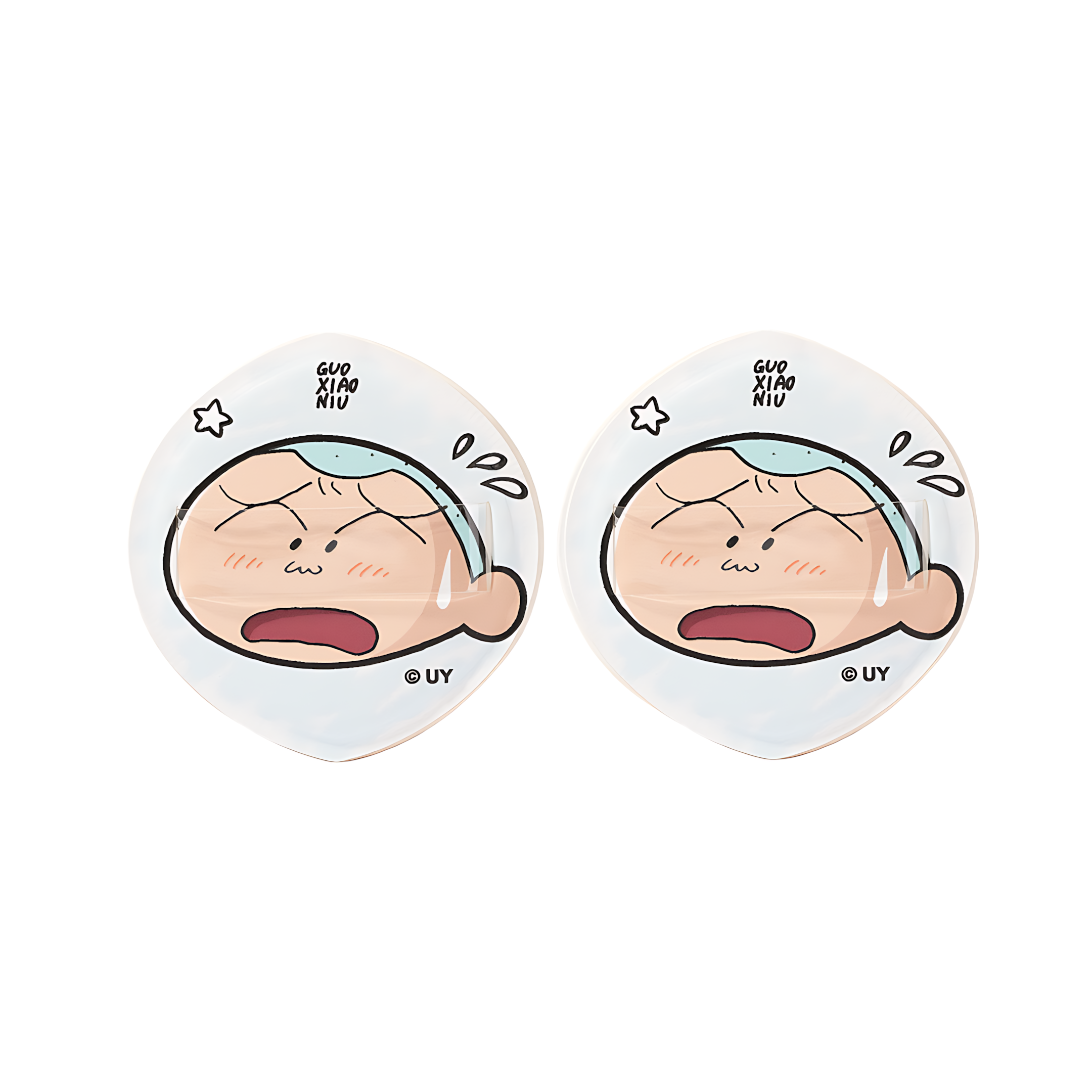 GUOXIAONIU × Crayon Shinchan Kindergarten Series Makeup Puff 郭小妞×蜡笔小新幼稚园系列粉扑