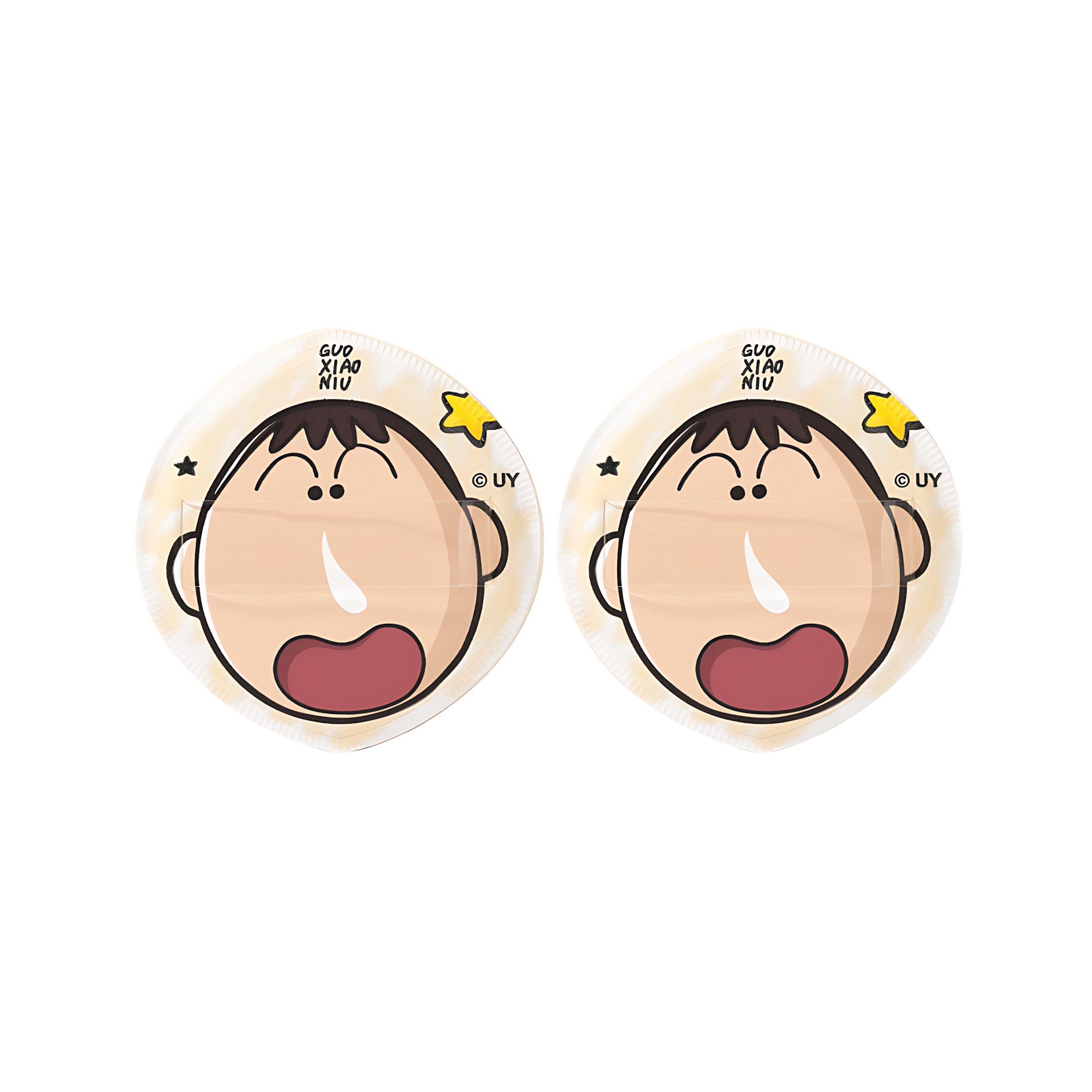 GUOXIAONIU × Crayon Shinchan Kindergarten Series Makeup Puff 郭小妞×蜡笔小新幼稚园系列粉扑