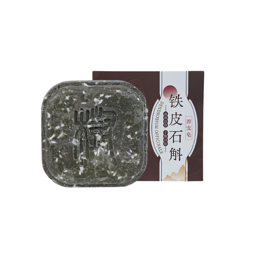 GU SHI SHU Dendrobium Herbal Hair Care Soap 100g 故事树铁皮石斛养发皂