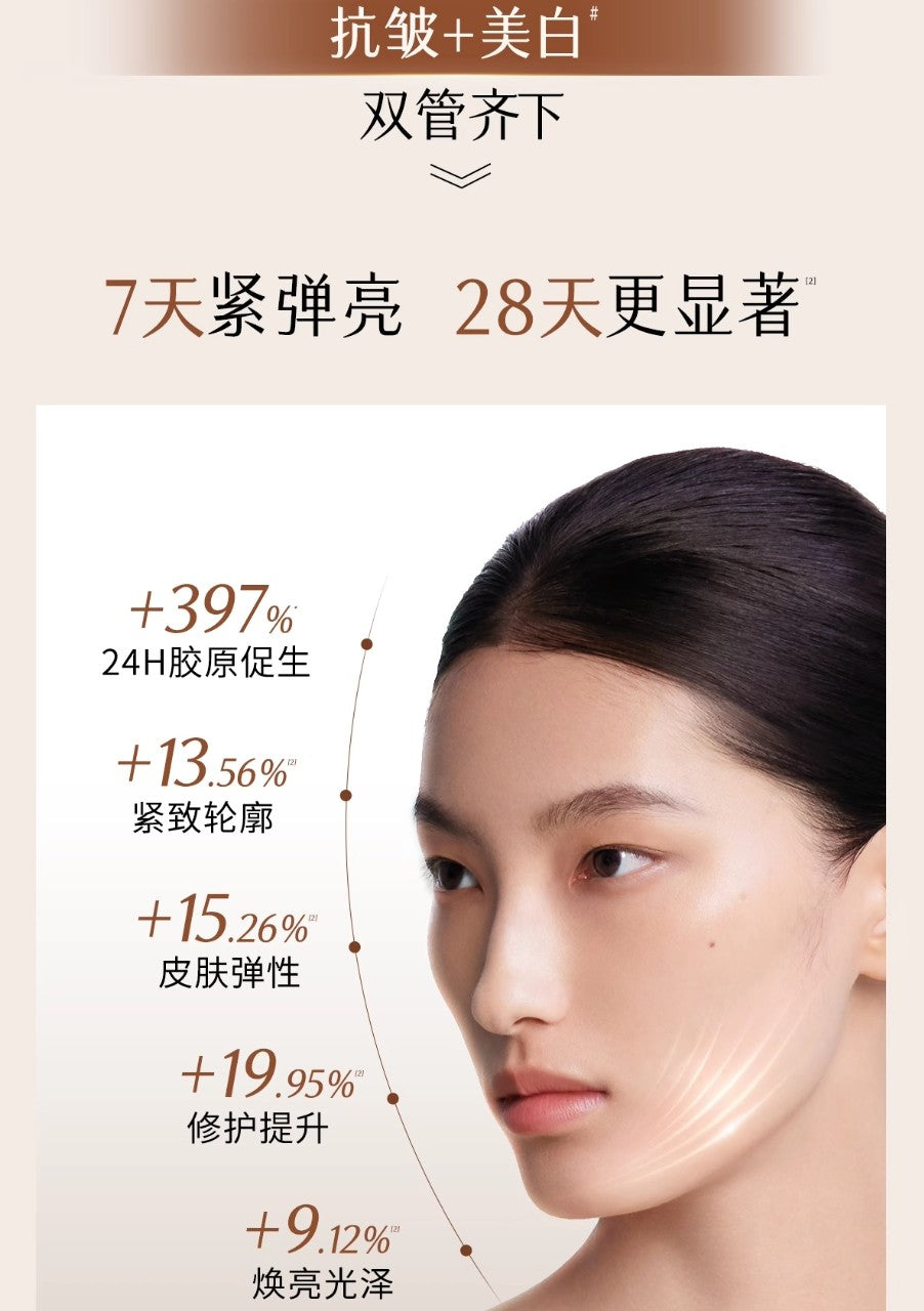 GUYU Elixir Firming Whitening Essence 1.5ml*5pcs/30pcs 谷雨御时极光淡纹祛斑精华液