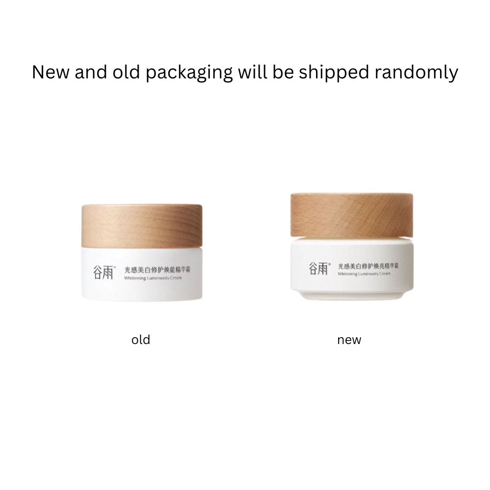 GUYU Whitening Luminosity Repairing Essence Cream 50g 谷雨光感美白修护精华霜