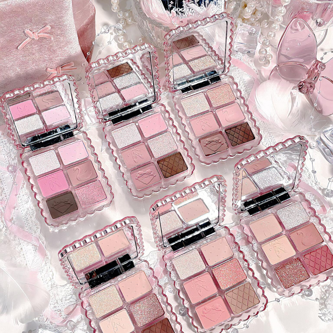 Gogotales Sweet Pink Ballet Soft Matte Eyeshadow Palette 7.8g 戈戈舞甜粉芭蕾柔雾眼影盘