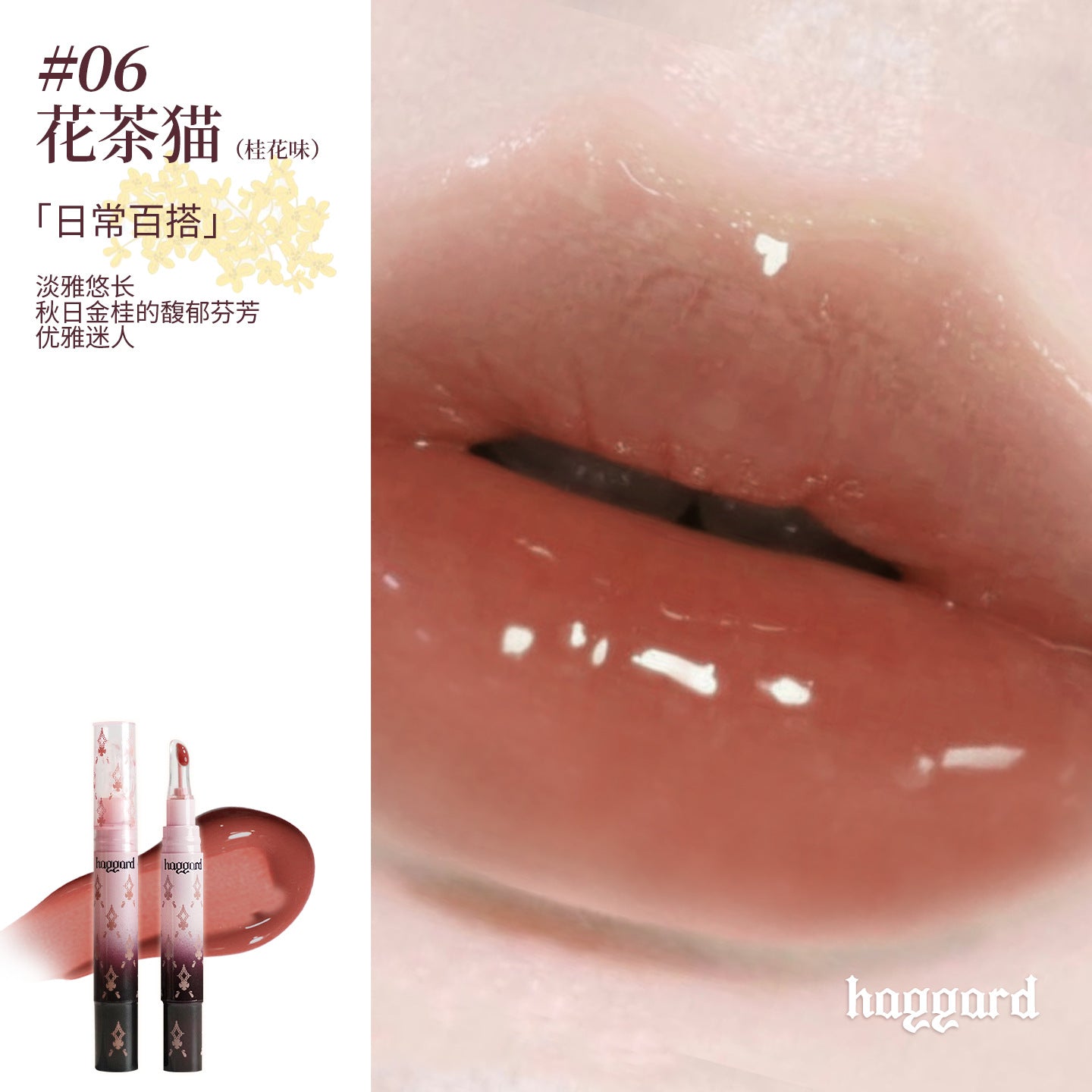 HAGGARD Emo Monster Glossy Lip Serum 3.5g 黑烬伊莫怪兽系列精华水唇蜜