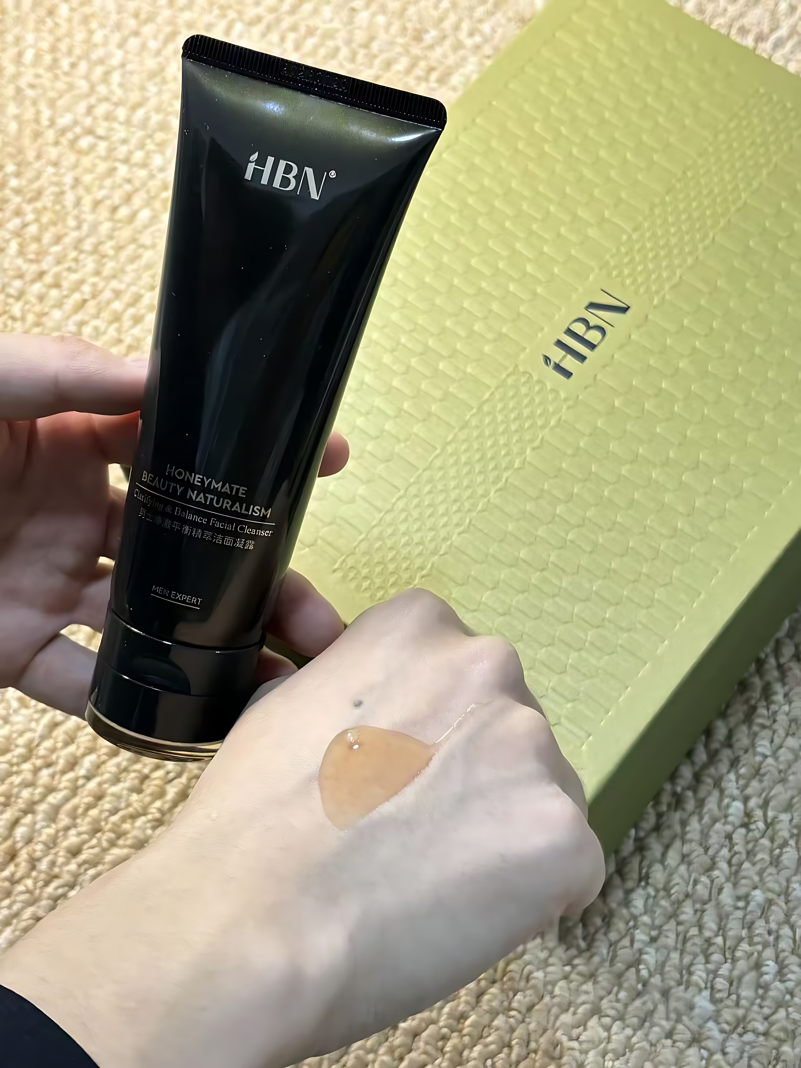 HBN Men's Clarifying & Balance Facial Cleanser 100g HBN男士净澈平衡精粹洁面凝霜