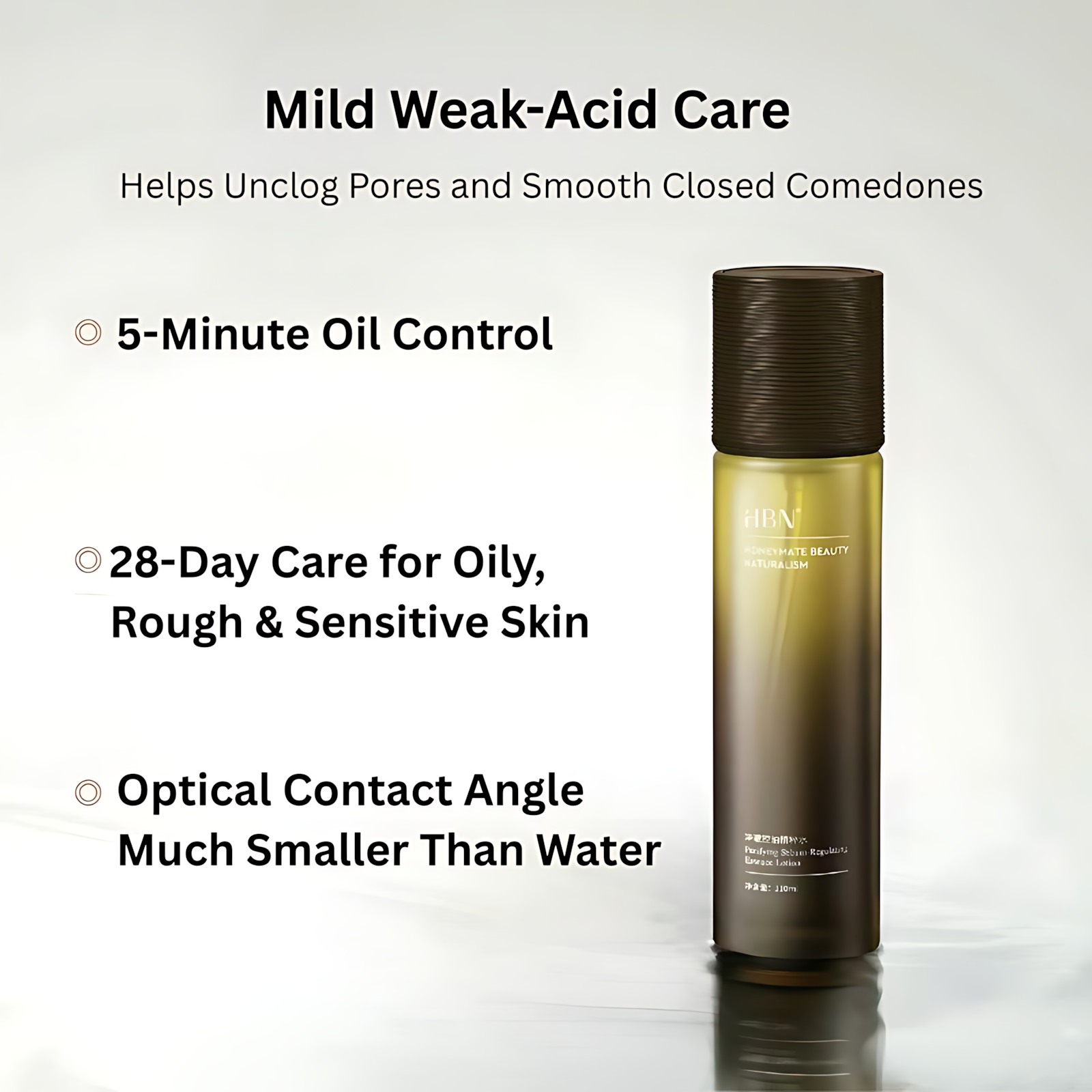 HBN Purifying Sebum-Regulating Essence Lotion 110ml HBN净澈控油精粹水