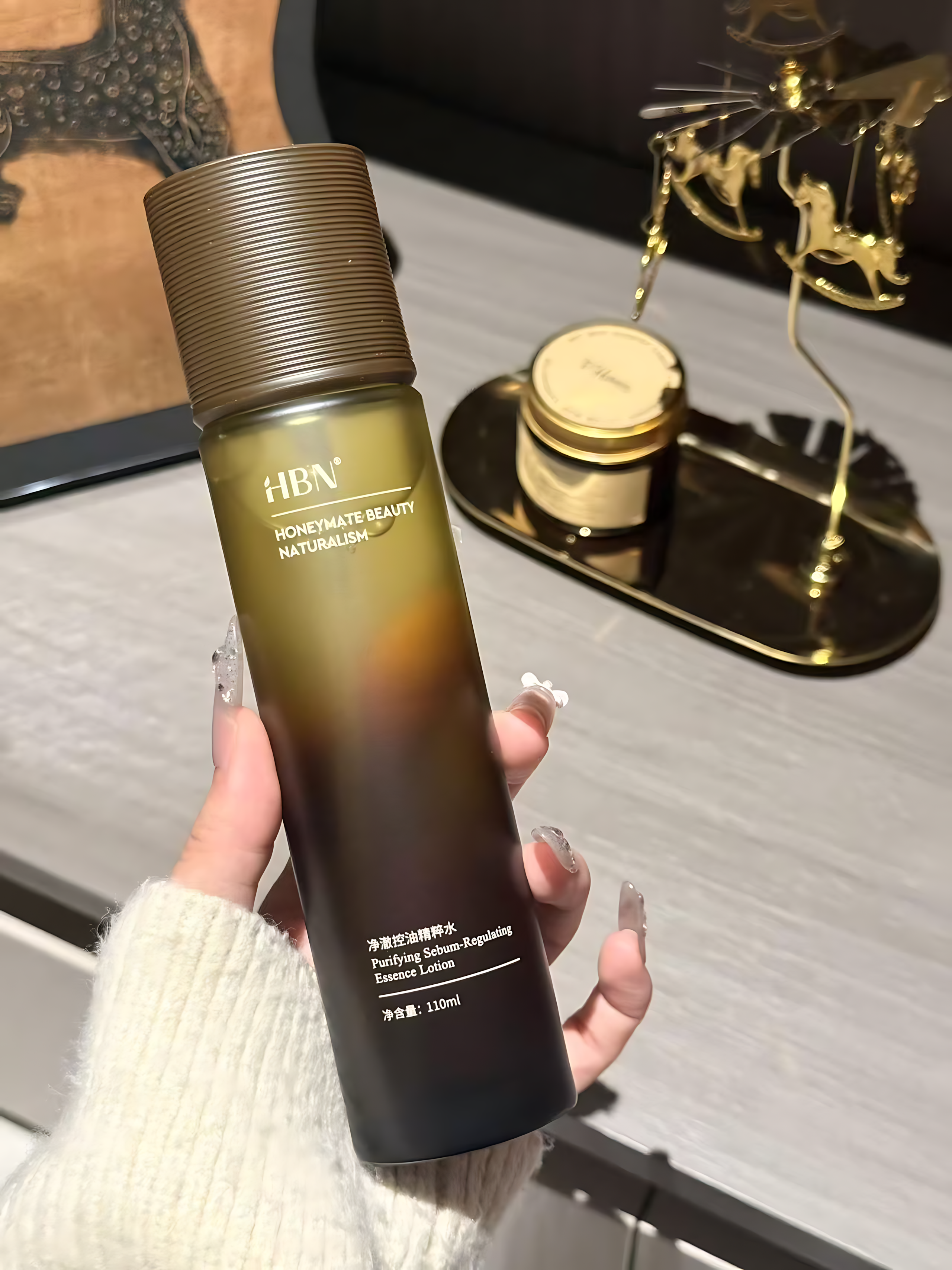 HBN Purifying Sebum-Regulating Essence Lotion 110ml HBN净澈控油精粹水