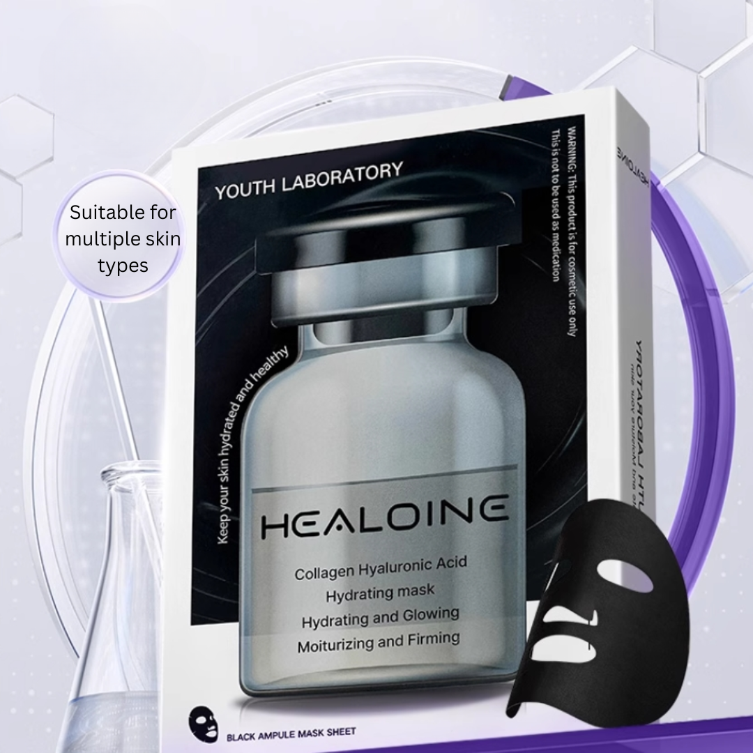 Tiktok/Douyin Hot HEALOINE Collagen Hyaluronic Acid Hydrating Mask 30g*10pcs【Tiktok抖音爆款】稀洛因胶原蛋白玻尿酸保湿面膜