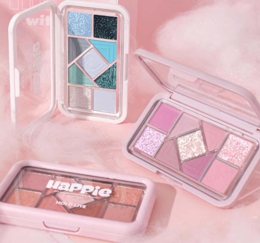 HOLD LIVE Mini Pink Frame Eyeshadow Palette 10g 侯爱小粉框眼影盘