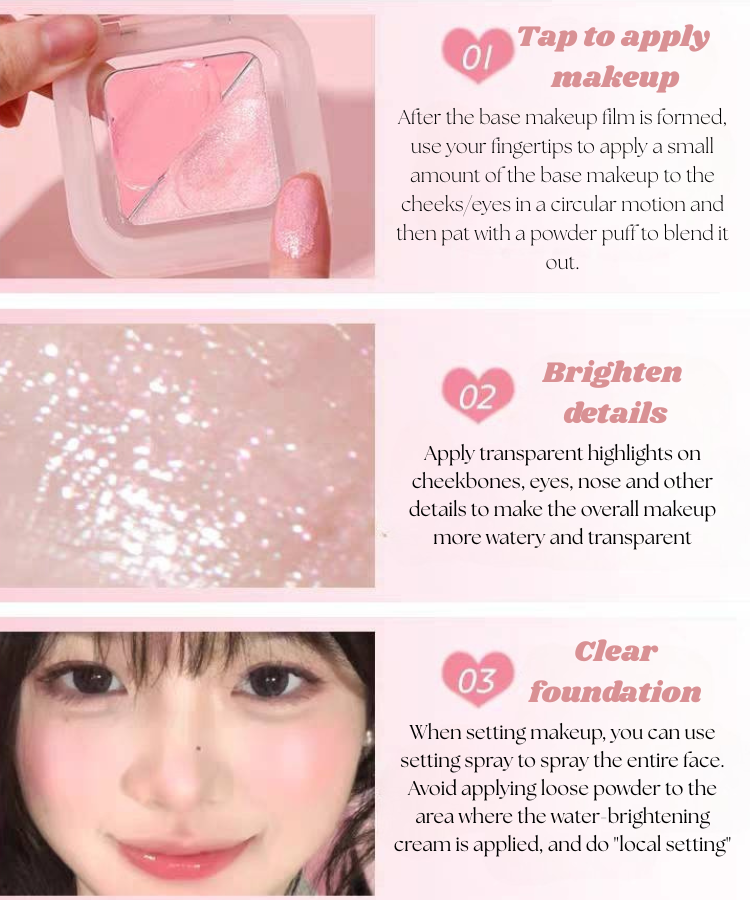 HOLD LIVE Sweetish Glazed Blush Cream 3.4g 侯爱轻甜水光腮红膏