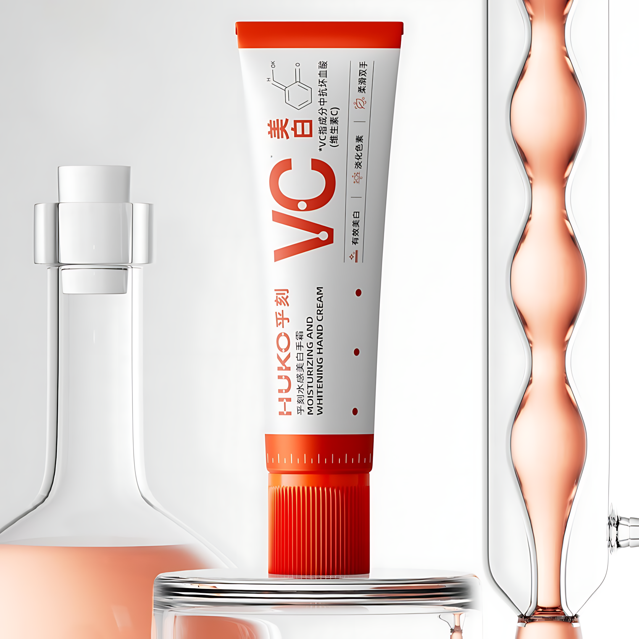 HUKO Moisturizing And Whitening Hand Cream 30g 乎刻水感美白手霜