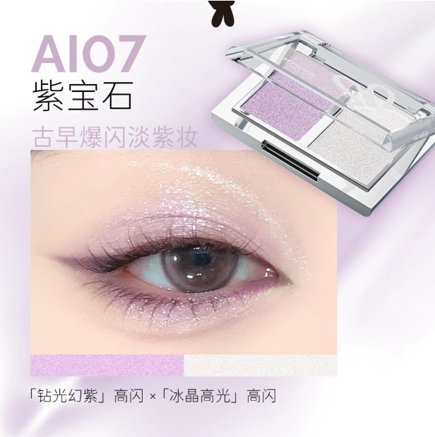 HYNTOOR Dual Color Eyeshadow 3g 黑兔双色眼影