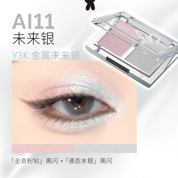 HYNTOOR Dual Color Eyeshadow 3g 黑兔双色眼影