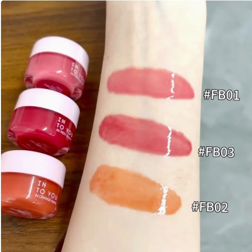 INTO YOU Color-catching canned lip Jelly 5g 心慕与你捕色罐装唇冻