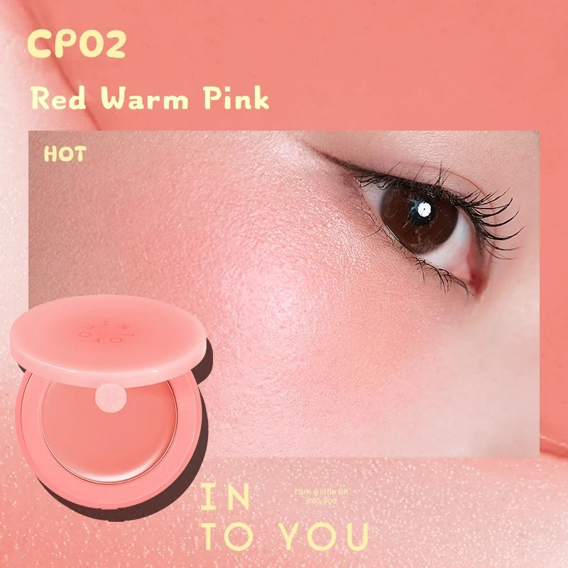 INTO YOU Cream-To-Powder Makeup Blusher Cream 4g 心慕与你融霜化雾腮红膏