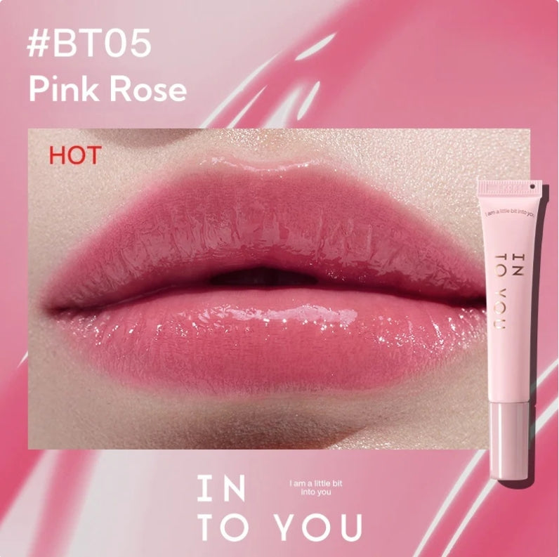 INTO YOU Soft Tube Moist Mirror Lip Gloss 2.2g 心慕与你软管唇蜜