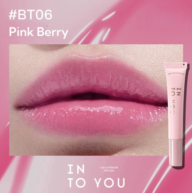 INTO YOU Soft Tube Moist Mirror Lip Gloss 2.2g 心慕与你软管唇蜜