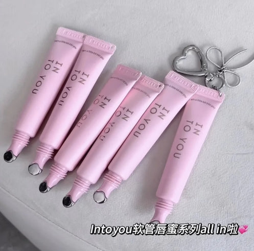 INTO YOU Soft Tube Moist Mirror Lip Gloss 2.2g 心慕与你软管唇蜜