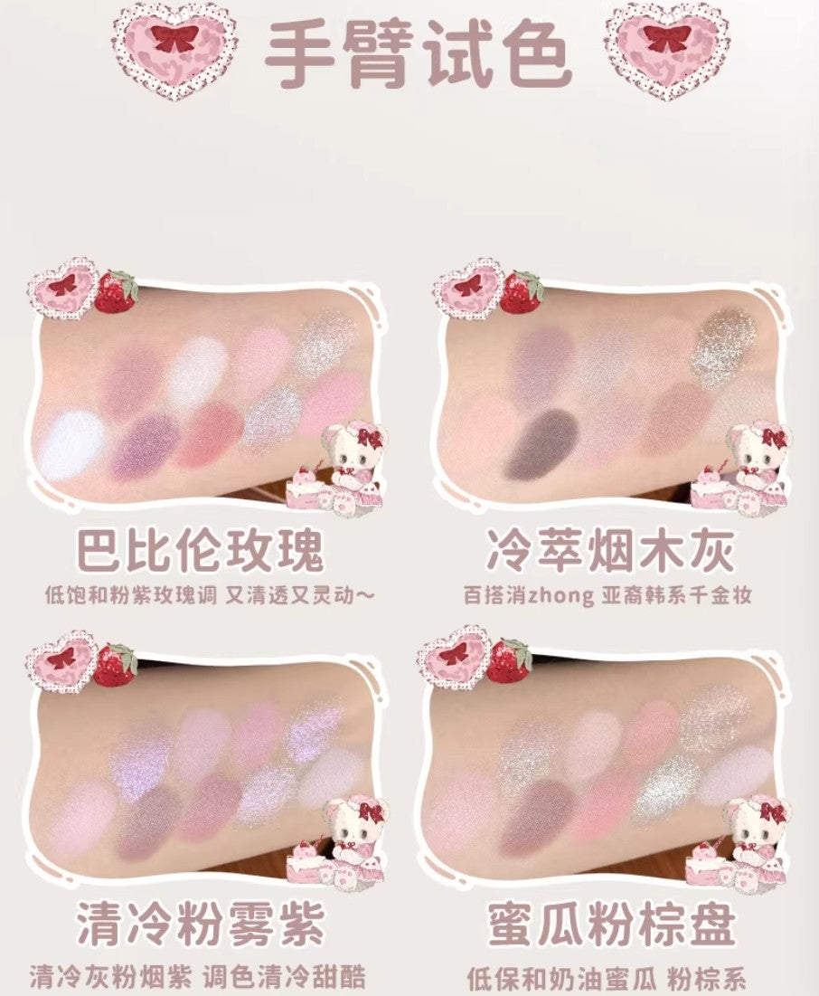 JILL LEEN 9-Color Comprehensive Eyeshadow Palette 8g 玖丽九色综合眼影盘