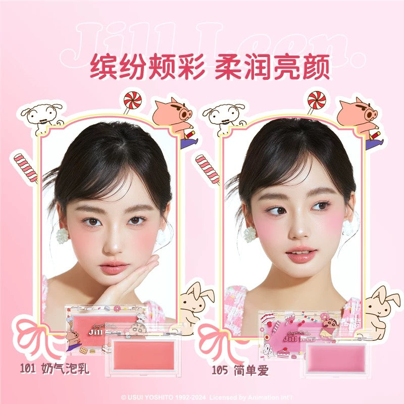 JILL LEEN × Crayon Shinchan Vibrant Smooth Blush Cream 3g 玖丽×蜡笔小新联名款缤纷柔滑腮红膏