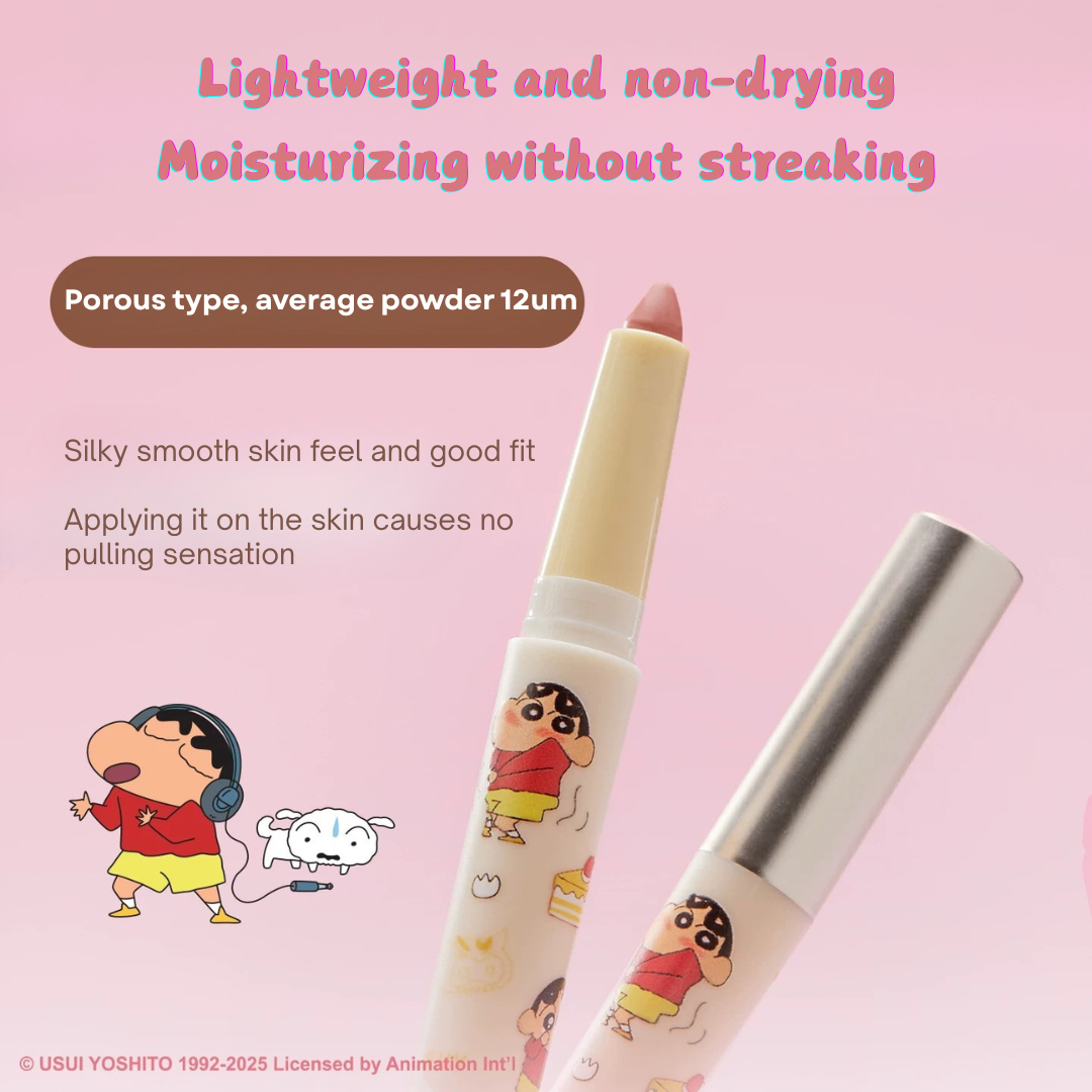 JILL LEEN × Crayon Shinchan Dual-Ended Lip Liner Pencil 0.9g+0.2g 玖丽×蜡笔小新联名款双头唇线笔
