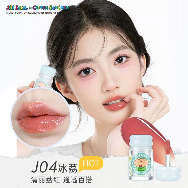 JILL LEEN × Crayon Shinchan Hydrating Glowing Essence Lip Gloss 2.5g 玖丽×蜡笔小新联名款盈润水光精华唇蜜