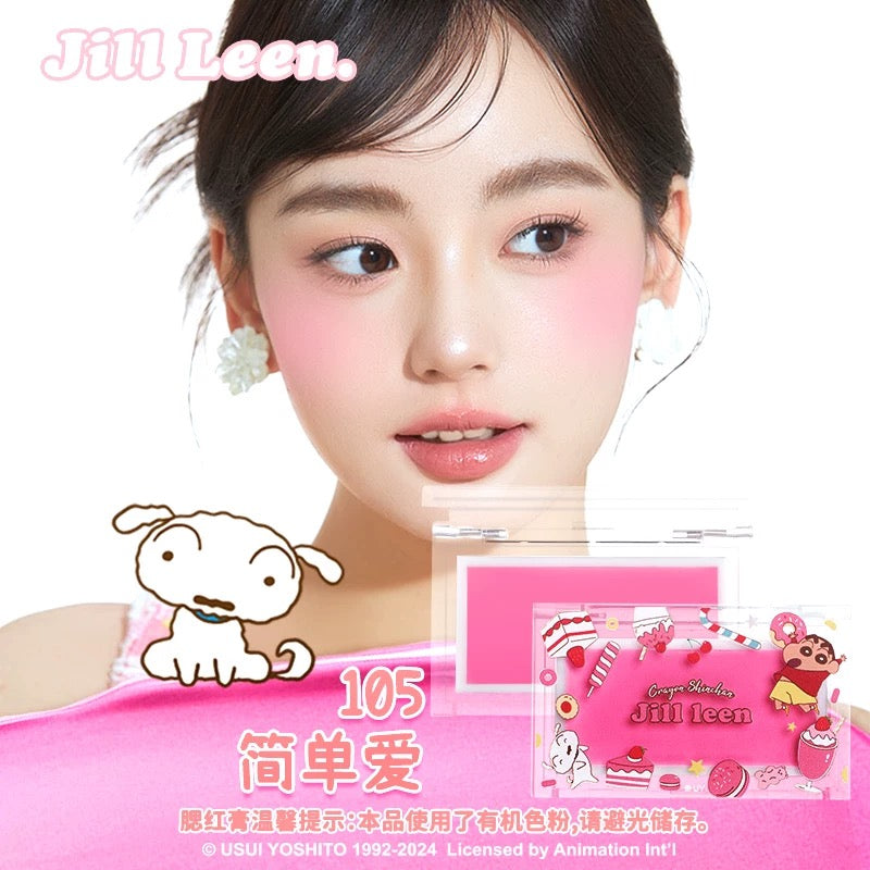 JILL LEEN × Crayon Shinchan Vibrant Smooth Blush Cream 3g 玖丽×蜡笔小新联名款缤纷柔滑腮红膏