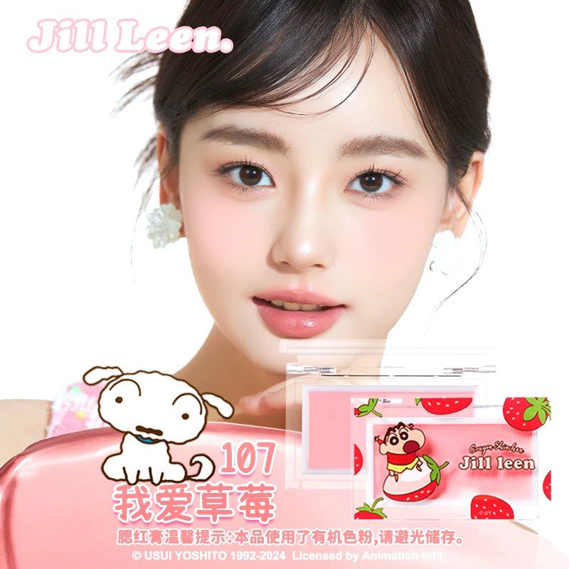 JILL LEEN × Crayon Shinchan Vibrant Smooth Blush Cream 3g 玖丽×蜡笔小新联名款缤纷柔滑腮红膏