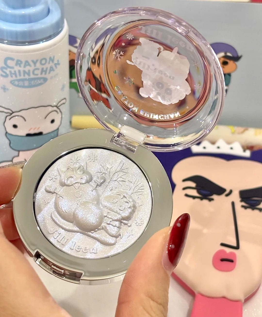 JILL LEEN × Crayon Shinchan Water Glow Blush 3.2g 玖丽×蜡笔小新联名款水光腮红