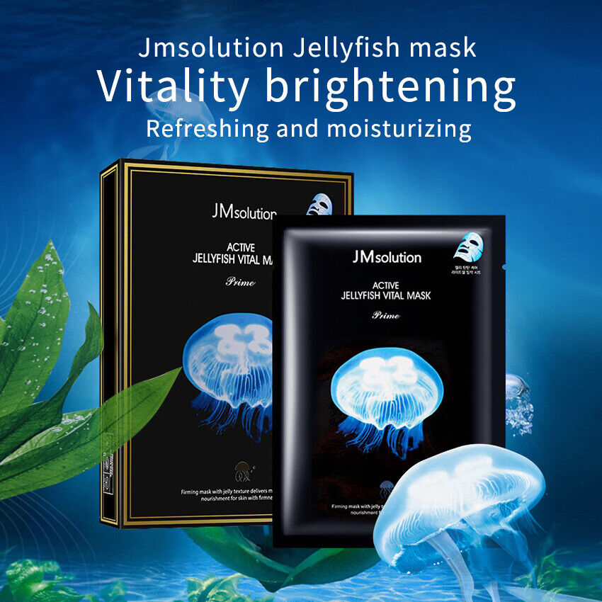JM solution Active Jellyfish Vital Mask 33ml*10PCS 肌司研悦活弹润水母面膜