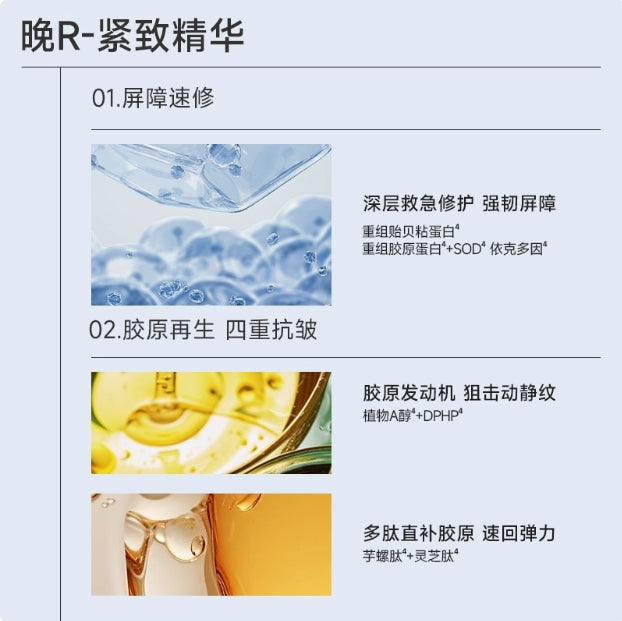 JUYOU Firming & Repairing Single-Use Essence 1g*28pcs 绽妍紧致修护次抛精华液
