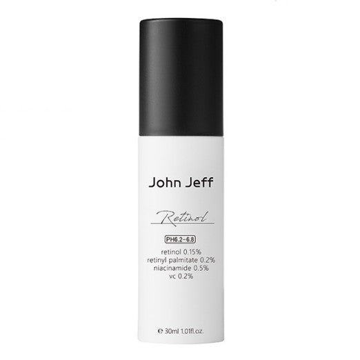 John Jeff Retinol 0.15% (Vitamin A) Facial Moisturizer Cream 30ml,Anti-wrinkle Face Cream Firming Anti-aging Fade Fine Lines维A醇精华乳